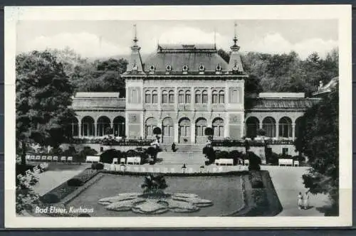 (0732) Bad Elster/ Kurhaus - gel. ca. 1953/54 - DDR -  22  Lp 13724/53  VEB Reprocolor Leipzig