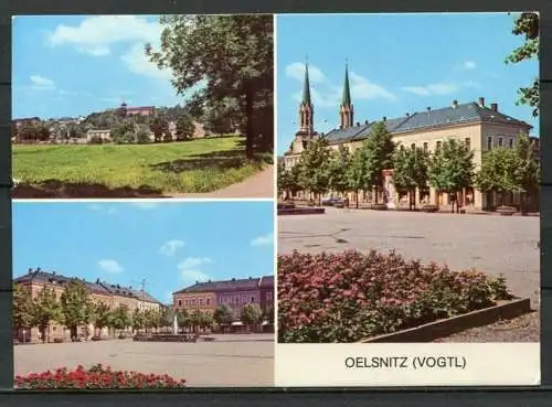 (0723) Oelsnitz (Vogtl.)/ Mehrbildkarte - gel. 1981 - DDR - Bild und Heimat  A1/714/80   01 14 0237