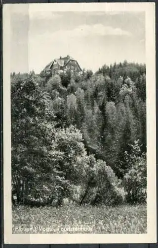 (0681) Plauen i. Vogtl./ Touristenhaus/ Tenneraberg - gel. 1955 - DDR - ERKA   A 115/54