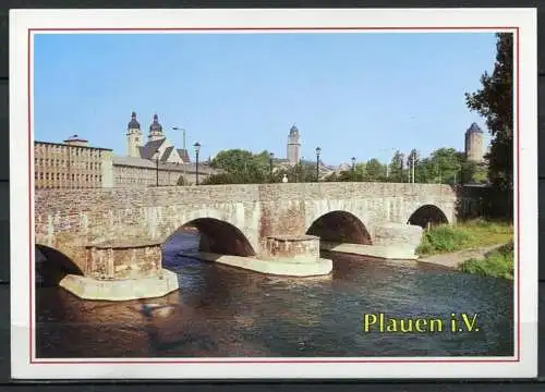 (0680) Plauen i. V. / Brücke - gel. 1994 - So 1570/5  Bild und Heimat Reichenbach