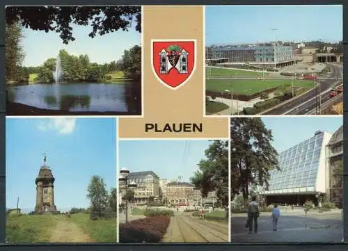 (0678) Plauen/ Mehrbildkarte - n. gel. - DDR - Bild und Heimat   A1/728/83  01 14 0673