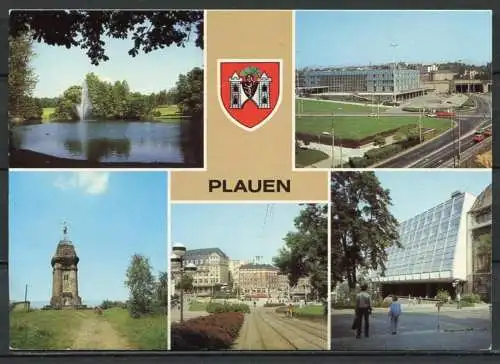 (0676) Plauen/ Mehrbildkarte - n. gel. - DDR - Bild und Heimat  A1/728/83  01 14 0673