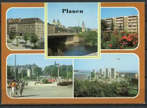 (0666) Plauen/ Mehrbildkarte - n. gel. - DDR - Bild und Heimat    A1/1353/86  01 14 0672/33