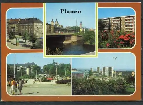 (0665) Plauen/ Mehrbildkarte - n. gel. - DDR - Bild und Heimat   A1/728/83  01 14 0672