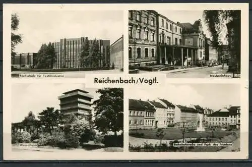 (0643) Reichenbach/ Vogtl./ Mehrbildkarte s/w - gel. 1963 - DDR - Bild und Heimat  A 3/62  14/4451
