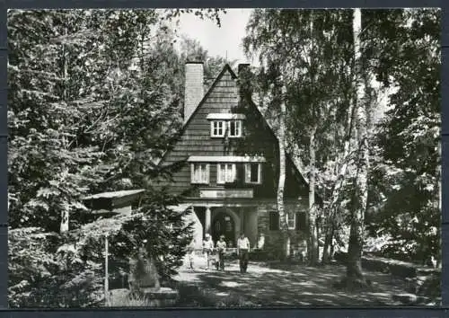 (0630) Rittersgrün (Erzgebirge)/ Jugendherberge "Ernst Scheffler"/ Personen- gel. - DDR - Bild und Heimat