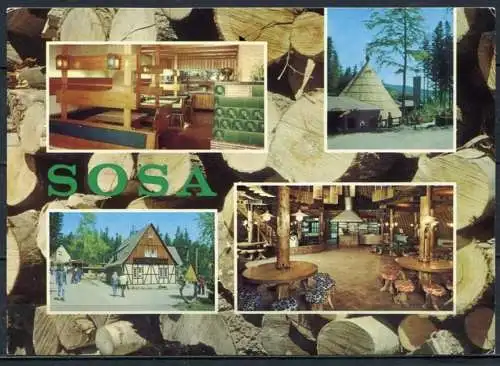 (0620) Sosa (Kr. Aue)/ Konsum-Gaststätten "Köhlerhütte" u. "Meiler" - n. gel. - DDR - Bild und Heimat