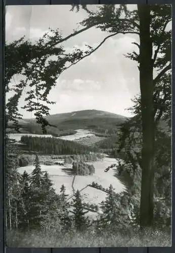 (0618) Blick zum Auersberg (Erzgeb.) - gel. 1977 - DDR - Bild und Heimat  A 1/B 221/75   01 14 02 095