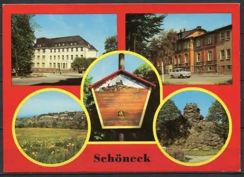(0604) Schöneck/ Vogtl./ Mehrbildkarte - n. gel. - DDR - Bild und Heimat  A1/959/85   01 14 0538/18