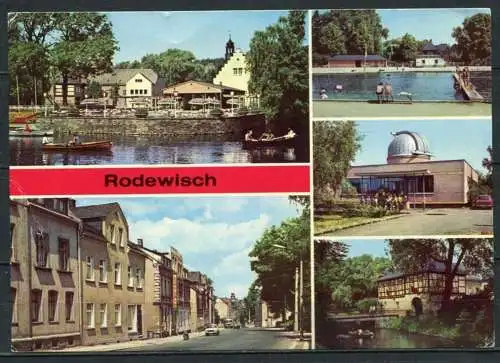 (0592) Rodewisch/ Mehrbildkarte - gel. 1981 - DDR -  Bild und Heimat  A1/124/81  01 14 0317