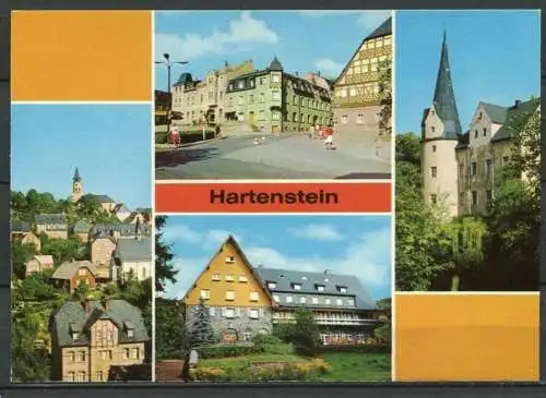 (0588) Hartenstein/ Mehrbildkarte - n. gel. - DDR - Bild und Heimat  A1/613/84  01 14 0360/21