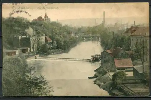 (0577) Zwickau/ Muldentalpartie - 8493 - ca. 1910? - gel.