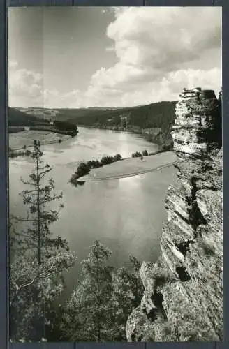 (0560) Am Stausee der Bleiloch-Saaletalsperre/ Blick von der Agnesruh - gel. - DDR - 4427 Photo-König, Lobenstein