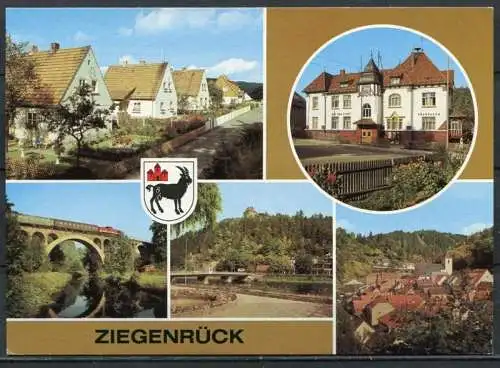(0556) Ziegenrück/ Mehrbildkarte - n. gel. - DDR - Bild und Heimat  01 10 0275/08  301224/88