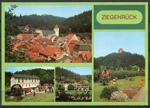 (0555) Ziegenrück/ Mehrbildkarte - n. gel. - DDR - Bild und Heimat   01 10 0256/08  380936/87