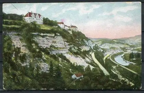 (0548) Dornburg an d. Saale/ Blick ins Tal und zu den 3 Schlössern  - n. gel.