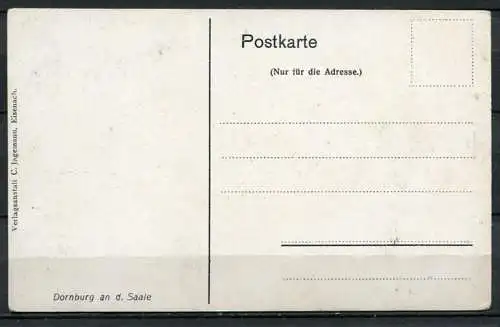 (0548) Dornburg an d. Saale/ Blick ins Tal und zu den 3 Schlössern  - n. gel.