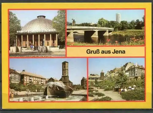 (0528) Gruß aus Jena/ Mehrbildkarte - n- gel. - DDR - Bild und Heimat  01 10 0422/32  301093/87