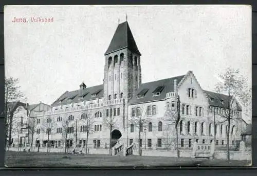 (0524) Jena, Volksbad - n. gel. - 1910 - Aug. Heinecke, Rudolstadt