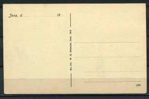 (0523) Jena, Johannistor u. Johannisplatz/ Oldtimer/ Straßenbahn - n. gel. - 1206 - 1913  No. 966