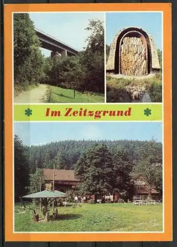 (0516) Stadtroda/Im Zeitzgrund / Mehrbildkarte - n. gel. - DDR - Bild und Heimat   A1/1430/86  01 10 0252/09