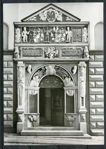 (0489) Gera/ Rathausportal - gel. 1976 - DDR - S 1/76   09 10 31 010  Auslese Bild Verlag, Bad Salzungen