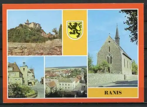 (0474) Ranis (Kr. Pößneck)/ Mehrbildkarte - n. gel. - DDR - Bild und Heimat  A1/1034/85  01 10 0286/05