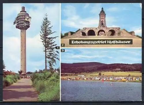 (0413) Erholungsgebiet Kyffhäuser/ Mehrbildkarte - n. gel. - DDR - Bild und Heimat   A1/770/80  01 08 0199