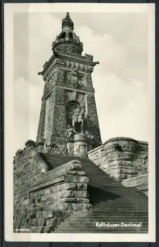 (0411) Kyffhäuser-Denkmal (Thür.) - gel. 1956 -  DDR - T 116/56 Verl. Kurt Görtz, Bad Frankenhausen