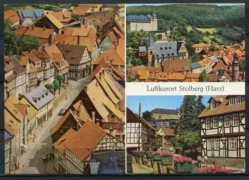 (0404) Luftkurort Stolberg (Harz)/ Mehrbildkarte - gel. - DDR - Bild und Heimat  A1/248/77  01 08 0112