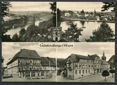 (0389) Güntersberge/Harz/ Mehrbildkarte - gel. 1967 - DDR - N 1/66  Z 2307  Gebr. Garloff, Magdeburg