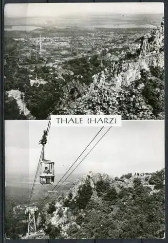 (0371) Thale/ Harz/ Personenschwebebahn - Echt Foto - n. gel. - DDR - N 1/71  Z 5664  Gebr. Garloff, Magdeburg