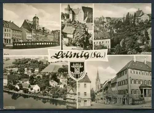 (0303) Leisnig (Sa.)/ Mehrbildkarte s/w - Echt Foto - n.gel.  - DDR - Bild und Heimat  1061/67  13/1743