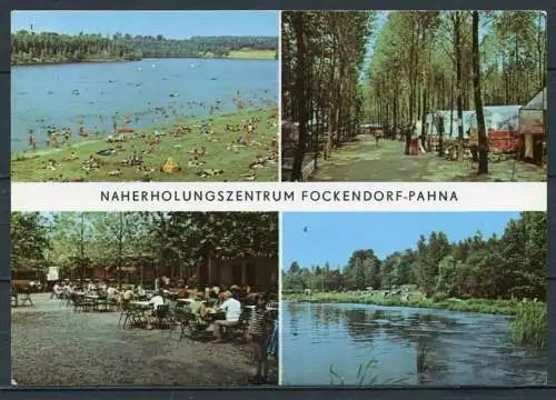 (0296) Naherholungszentrum Fockendorf-Pahna/ Mehrbildkarte - n. gel - DDR - Bild und Heimat