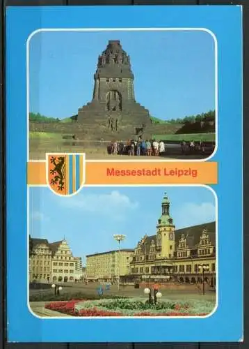 (0265) Messestadt Leipzig/ Mehrbildkarte - n. gel. - DDR - Bild und Heimat    A1/359/81  01 13 0222