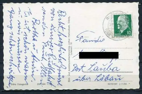 (0239) Görlitz/ Mehrbildkarte s/w - gel.  - DDR - Mattuscheck, Görlitz   III/18/197  J 11/64