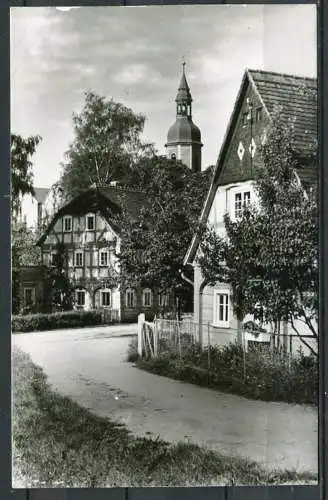 (0190) Schönbach/ Blick zum Kirchturm - gel. 1964 - DDR - J/33/63 Konsum-Fotohaus Cunewalde