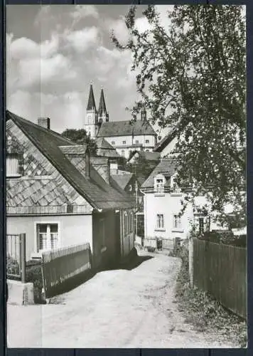 (0187) Schirgiswalde/ Blick zur Kirche - beschrieben - DDR - Bild und Heimat 70/80  01 12 01 205
