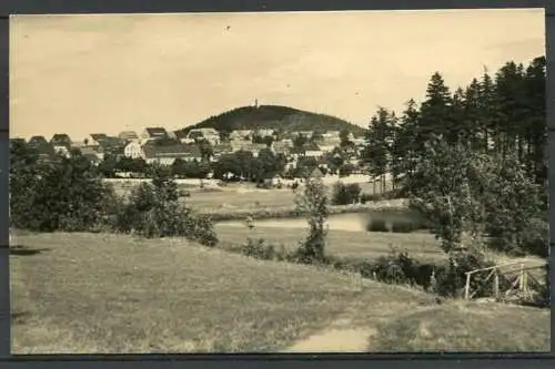 (00086) Altenberg / Ansicht mit Geisingberg (824 m) - gel.  - DDR - Foto Bessler, Altenberg