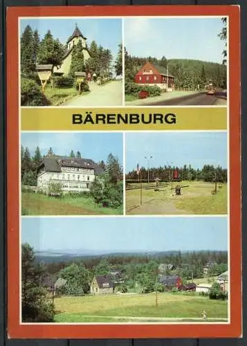 (0081) Altenberg / OT Bärenburg / Mehrbildkarte - n. gel.  - DDR - Bild und Heimat  A1/971/85   01 12 0731/03