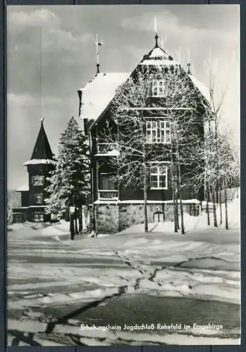 (0079) Rehefeld-Zaunhaus / Erholungsheim Jagdschloss Rehefeld - Echt Foto - n. gel. - DDR - J 09/69  K 967 W. Kerne