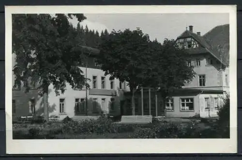 (00077) Altenberg / OT Waldbärenburg/Erzgeb. - Landesjugendschule "Willy Kluge" - Echt Foto - n. gel.  - DDR