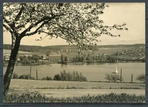 (0071) Dippoldiswalde / Talsperre Malter - gel. - DDR - Best.-Nr. 128  43/60  Foto-Hanich, Dresden