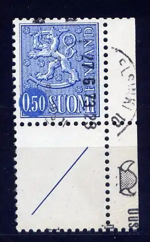 Finnland Nr.666, SZd 5        O  used       (057)