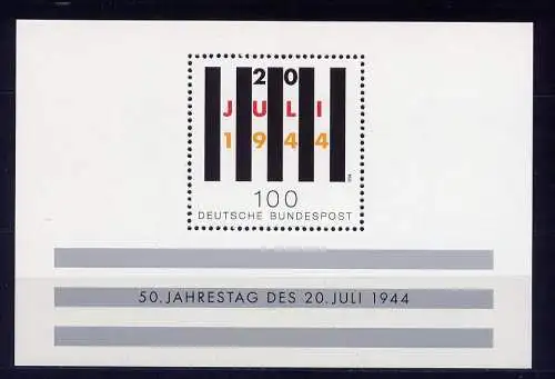 (8875) BRD Nr.1741  Block 29      **  postfrisch