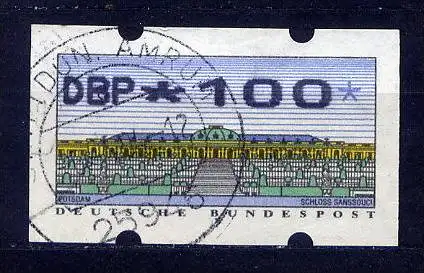 (8613) BRD ATM Nr.2 / 100 Pf        O  gestempelt