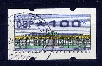 (8611) BRD ATM Nr.2 / 100 Pf        O  gestempelt