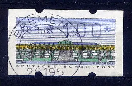 (8580) BRD ATM Nr.2 / 100 Pf        O  gestempelt