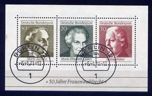 (8645) BRD Nr.596/8 , Block 5          O  gestempelt