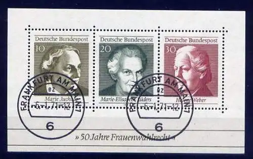 (8646) BRD Nr.596/8 , Block 5          O   gestempelt